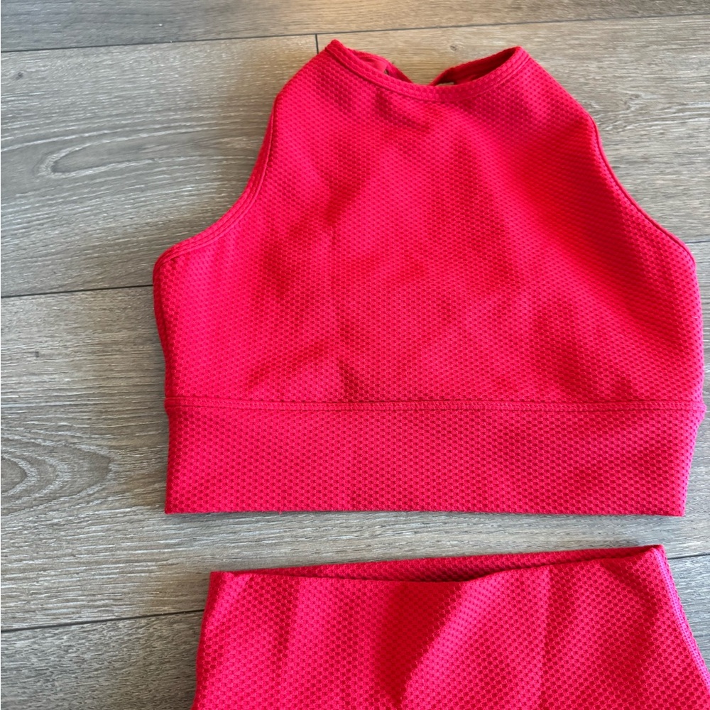 Women's Red Two-Piece Set - Picture 4 of 4